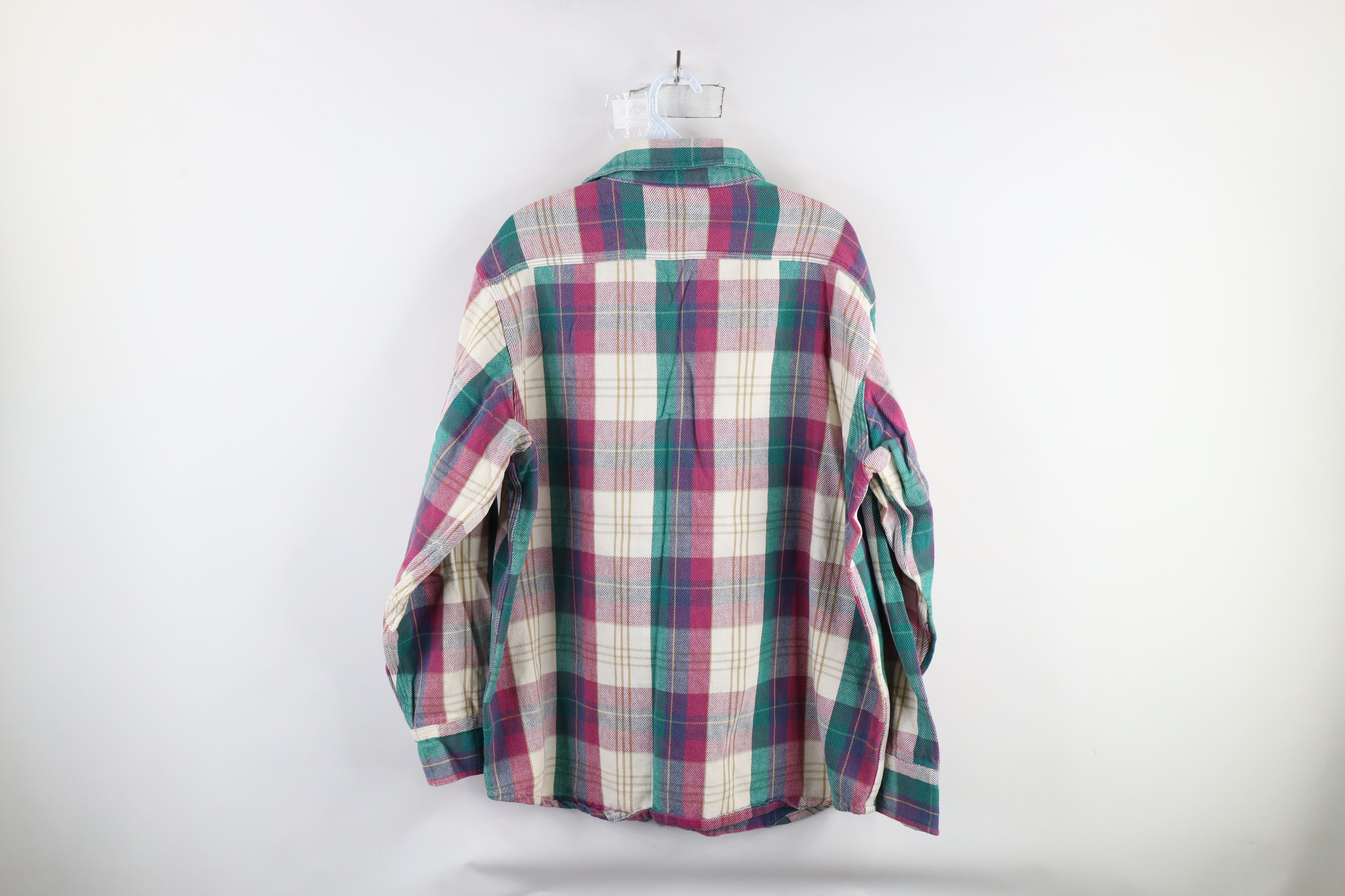 Carhartt × Vintage Vintage 90s Carhartt Collared Flannel Button Shirt Plaid USA Size US XL / EU 56 / 4 - 11 Thumbnail