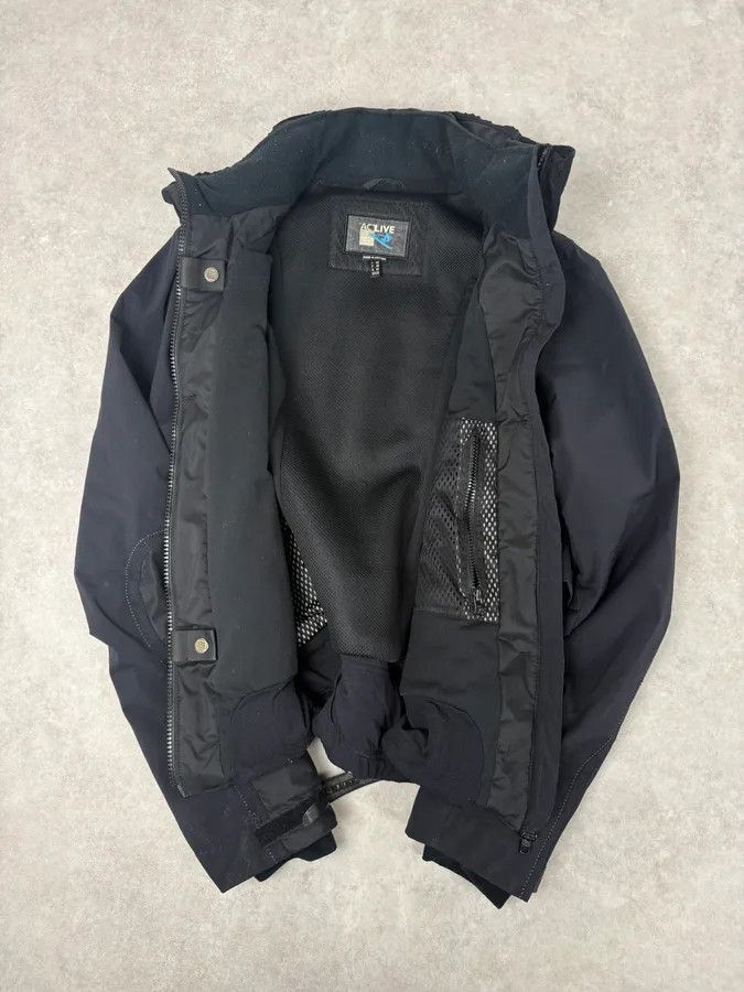 Marithe + Francois Girbaud 2000s Marithé + François Girbaud Active Black Windbreaker Nylon Gothic Jacket Size US M / EU 48-50 / 2 - 6 Thumbnail
