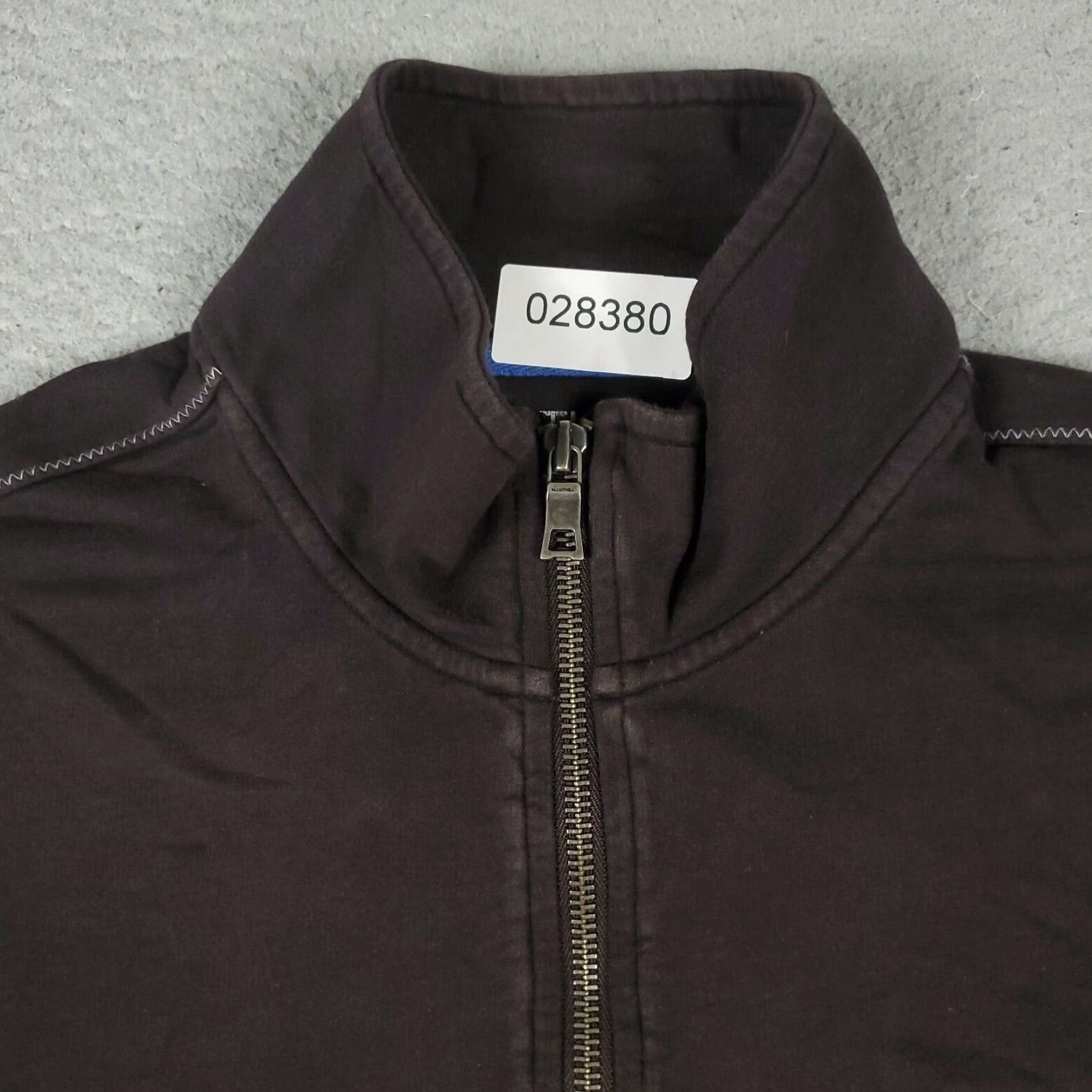 Nautica Nautica Mens Brown Long Sleeve 1/4 Zip Pullover Sweater Small Cotton Size US S / EU 44-46 / 1 - 3 Thumbnail