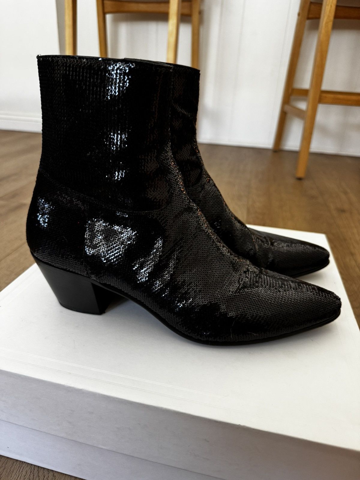 Celine Rare Sequins Jacno Boots Size US 10 / EU 43 - 1 Thumbnail