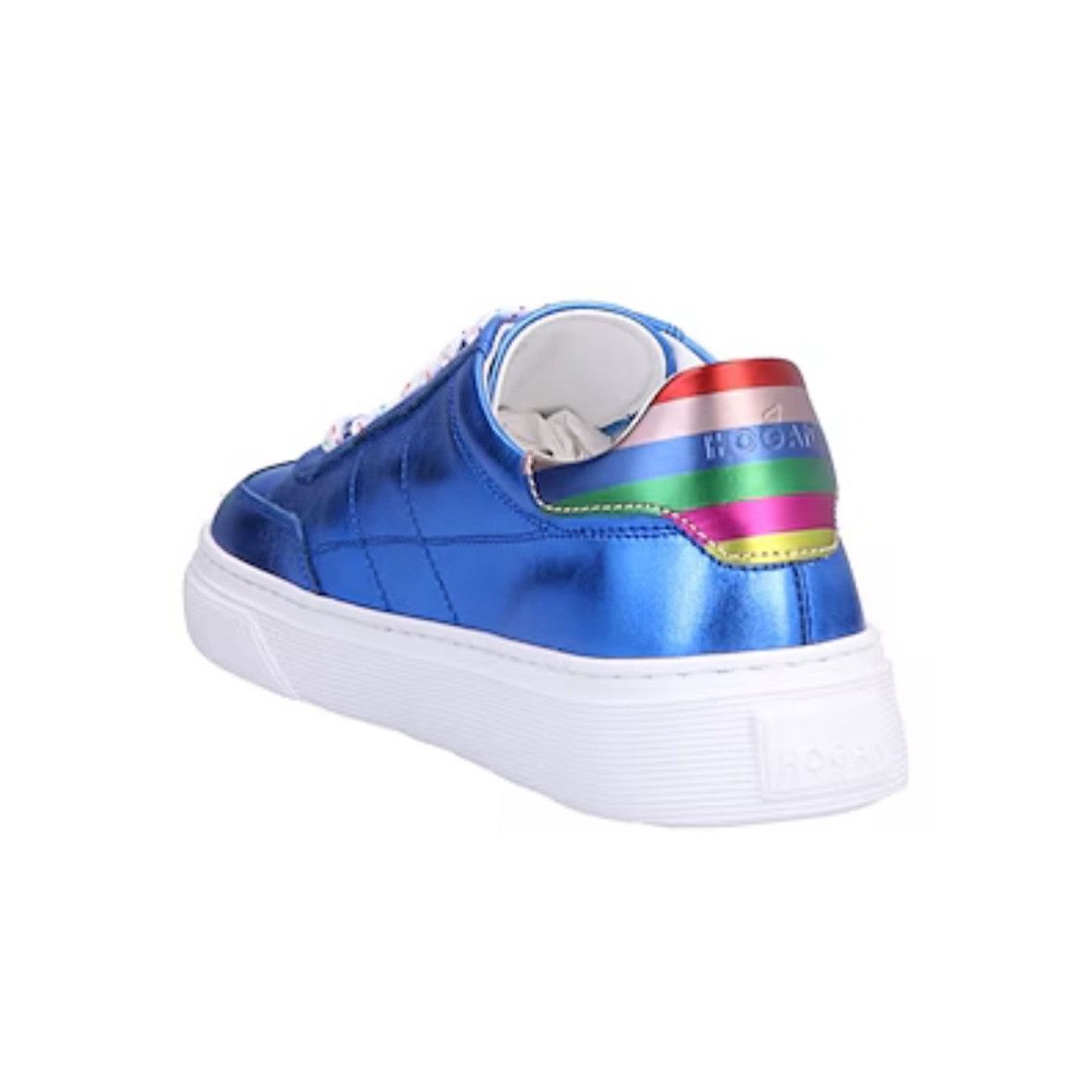 Hogan NWT Hogan Soft Leather Blue laminated effect Sz 35 / US Size Size US 5 / IT 35 - 3 Thumbnail