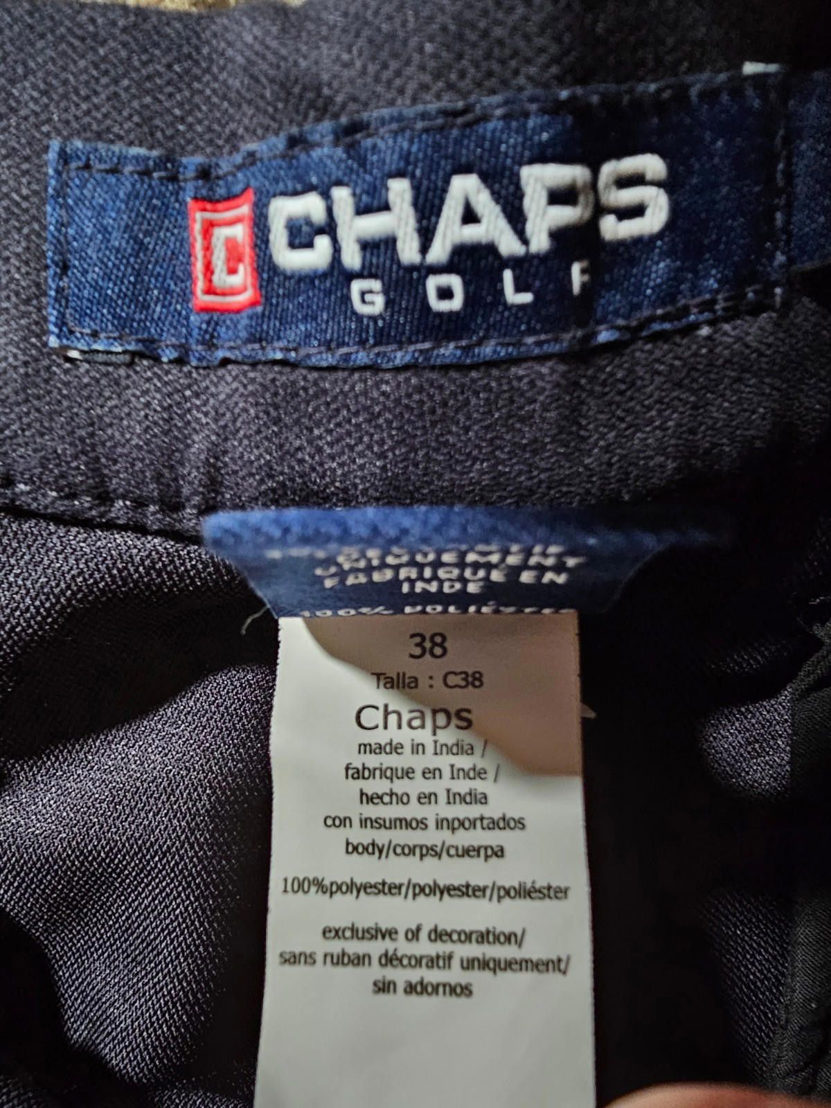 Chaps Men's Chaps Golf Shorts Blue Gray Size 38 Size US 38 / EU 54 - 3 Thumbnail