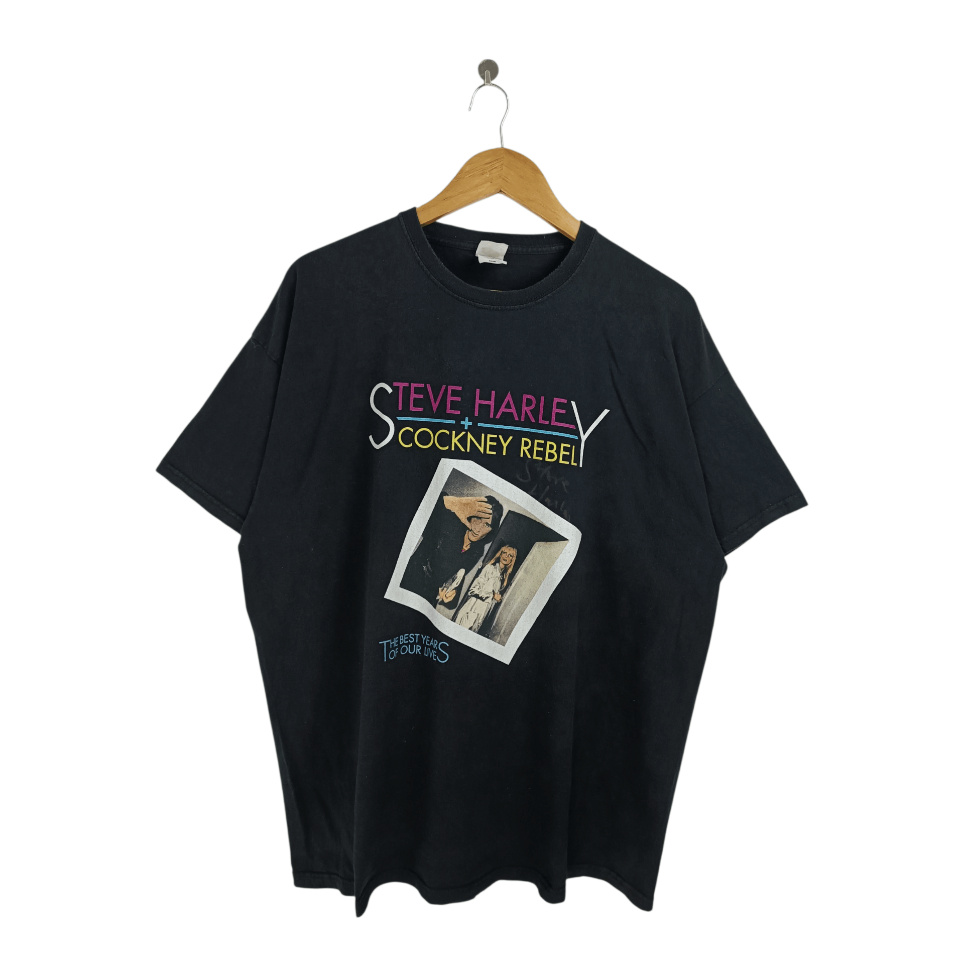 Band Tees VINTAGE 2015 STEVE HARLEY & COCKNEY REBELS TOUR iggy slade Size US XXL / EU 58 / 5 - 1 Thumbnail