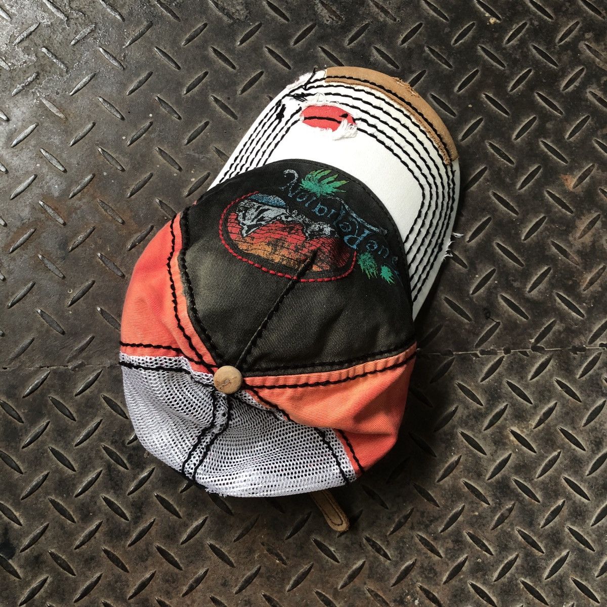 True Religion 🚫 SOLD 🚫 Vintage True Religion Mountain Distressed Hat Size ONE SIZE - 7 Thumbnail