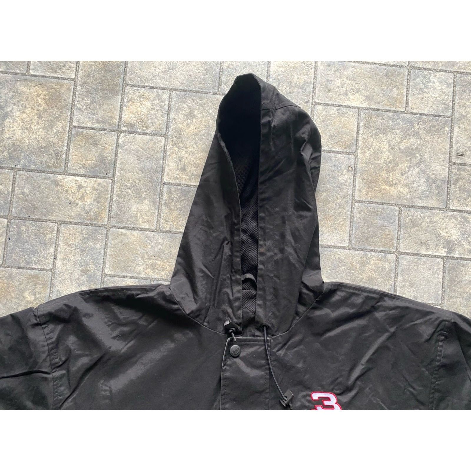 Chase Authentics VTG Chase Authentics MENS XL Dale Earnhardt Hooded Lined Pullover Windbreaker Black Gray Jacket Men XL Size US XL / EU 56 / 4 - 5 Thumbnail