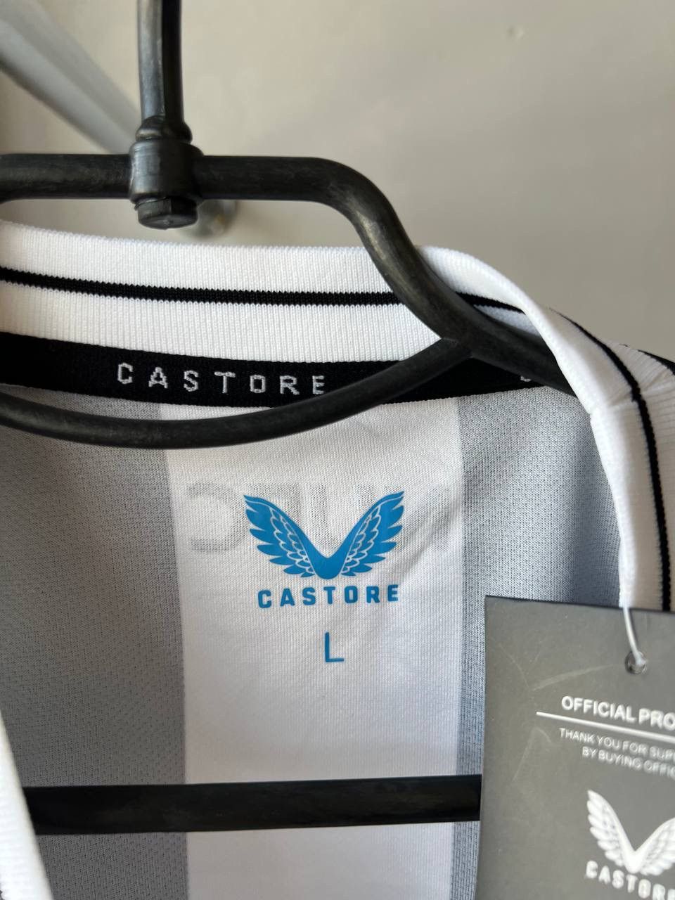 Castore 2022/23 NEWCASTLE UNITED HOME SOCCER JERSEY FOOTBALL SHIRT L Size US L / EU 52-54 / 3 - 8 Thumbnail