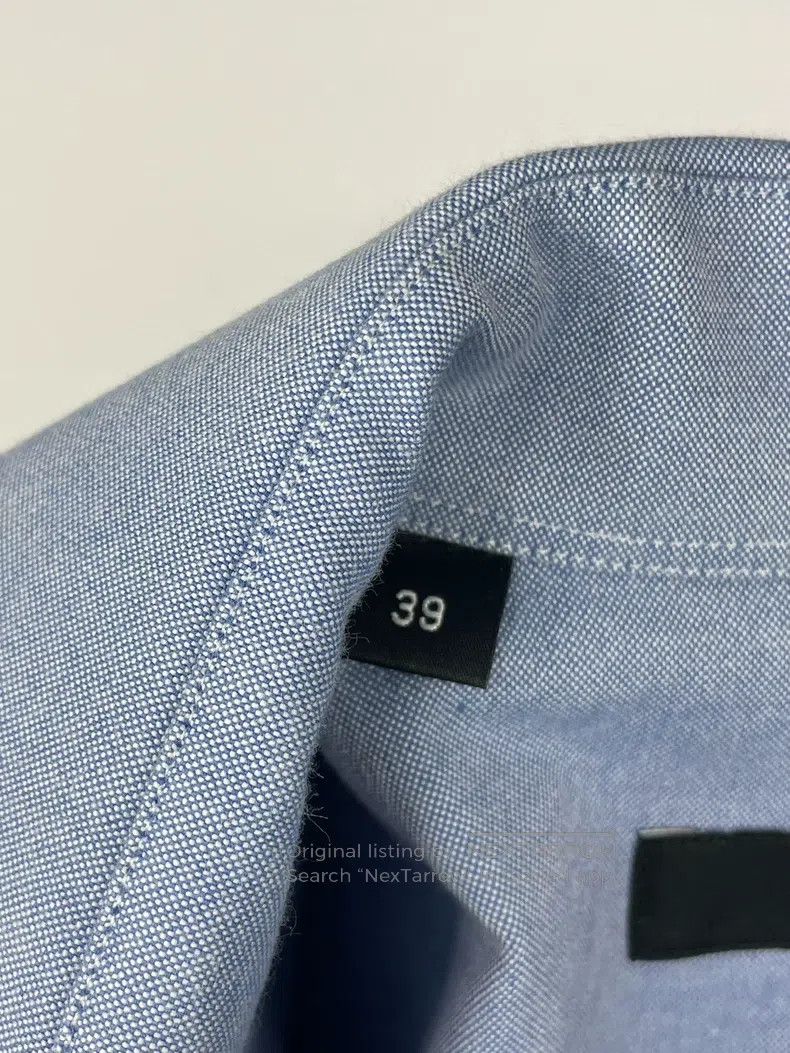 Givenchy Givenchy size 39 Denim Shirt Short Sleeve Size US S / EU 44-46 / 1 - 4 Thumbnail