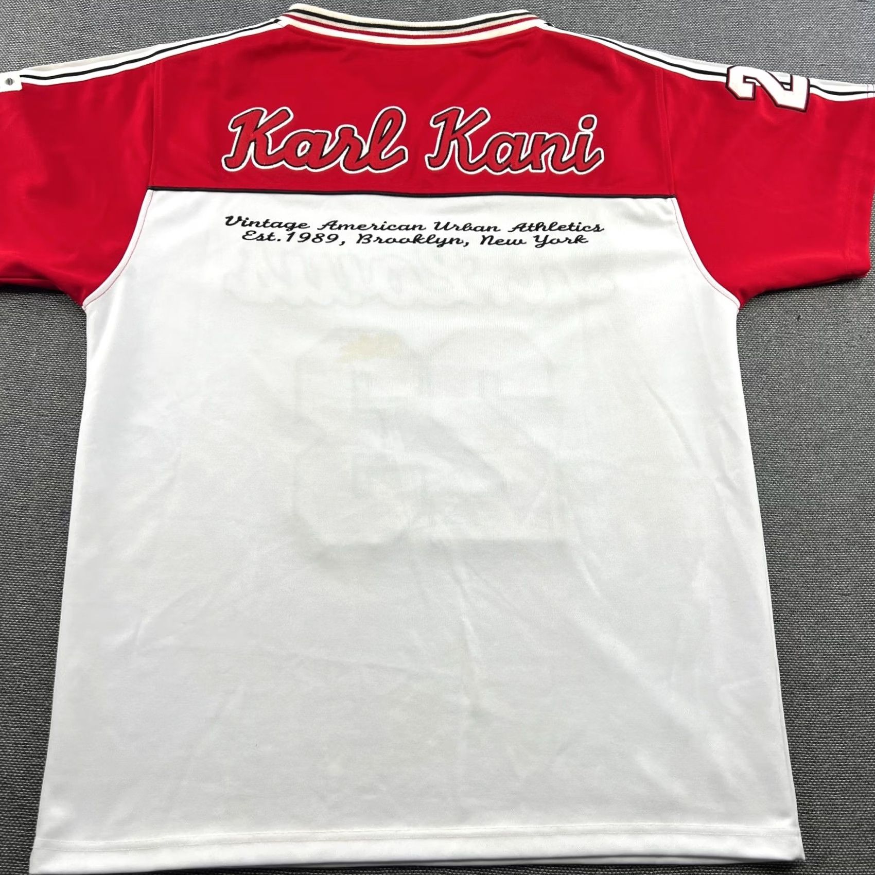 Karl Kani Karl Kani Football Jersey Mens 2XL XXL St. Louis #23 Red White Urban League Shirt Short Sleeve Sports Moisture Wicking Quick Dry Mens Size US XXL / EU 58 / 5 - 3 Thumbnail
