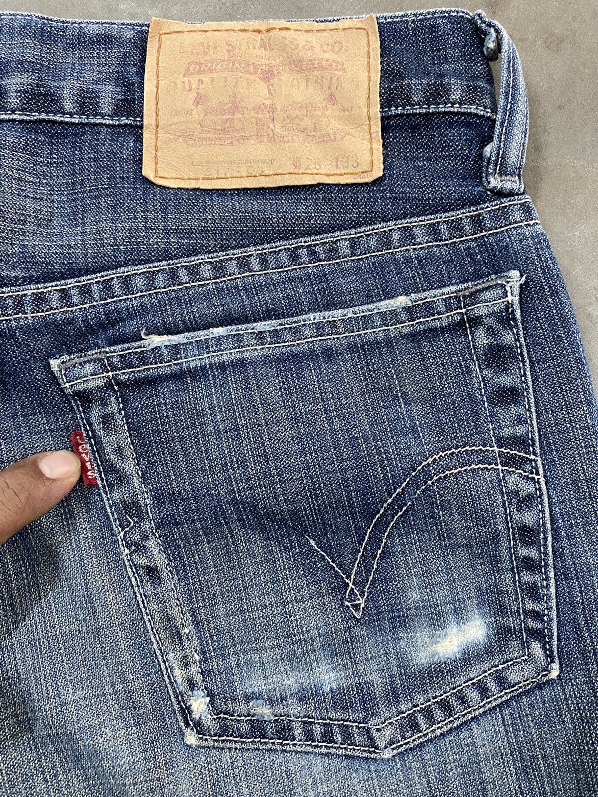 Levi's Flare Jeans Levis 517-03 Boot Cut Denim @304 Size US 28 / EU 44 - 4 Thumbnail