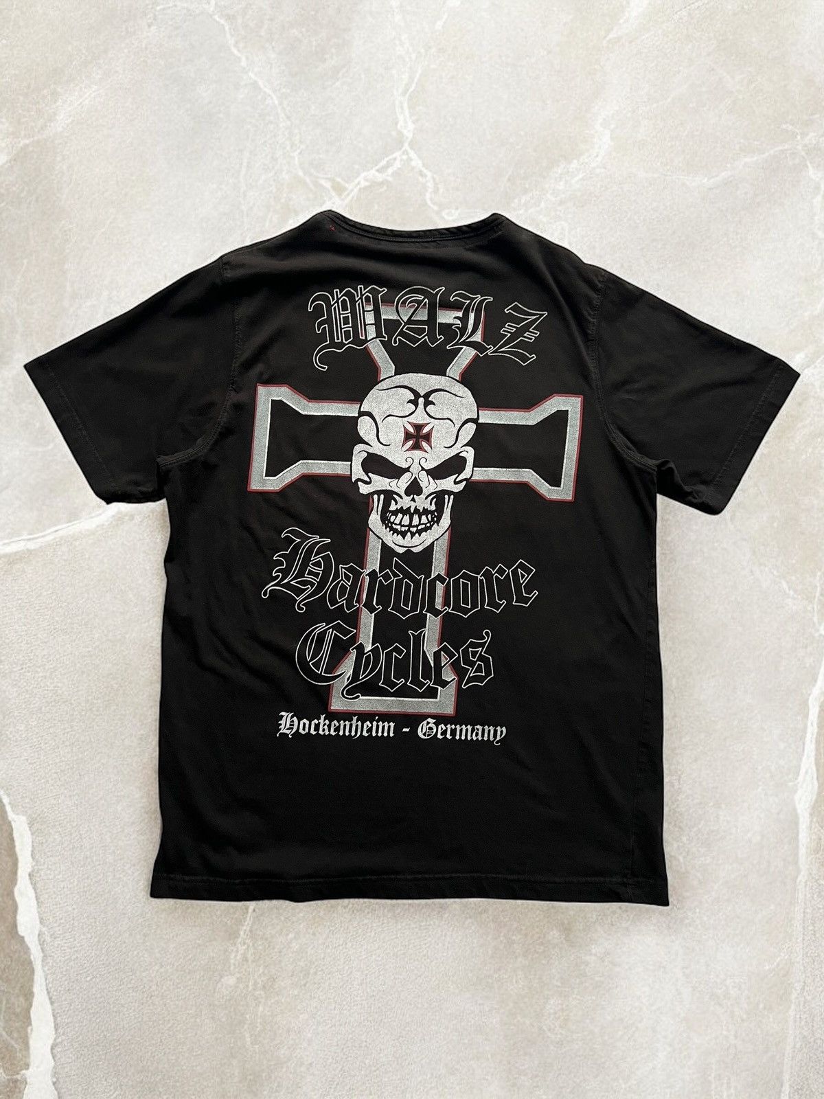 Band Tees × Vintage HARDCORE FOR LIFE! Walz VINTAGE Rave T shirt skull tee y2k Size US M / EU 48-50 / 2 - 1 Thumbnail