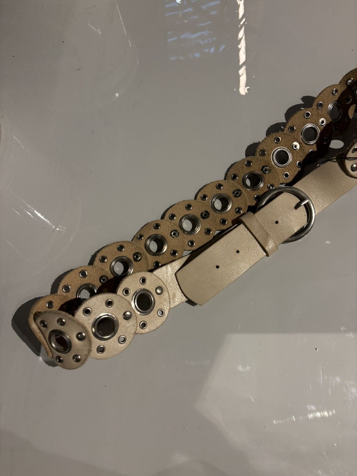 Vintage y2k belt leather Size ONE SIZE - 9 Thumbnail