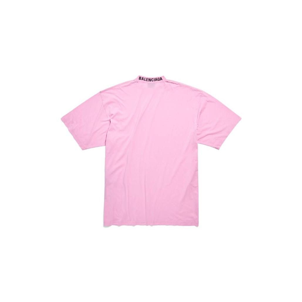 Balenciaga o1bcso1str1224 Unisex T-Shirt Medium Fit in Pink Size US S / EU 44-46 / 1 - 2 Thumbnail