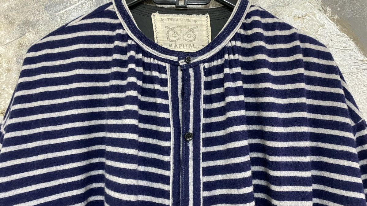 Kapital Kountry Vintage Kapital Distressed Striped Wool Dress Size ONE SIZE - 4 Thumbnail