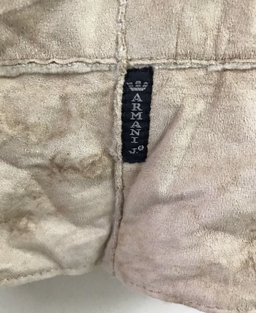 Armani Armani Jeans Suede Leather jacket Faux Fur Collar Size US S / EU 44-46 / 1 - 9 Thumbnail
