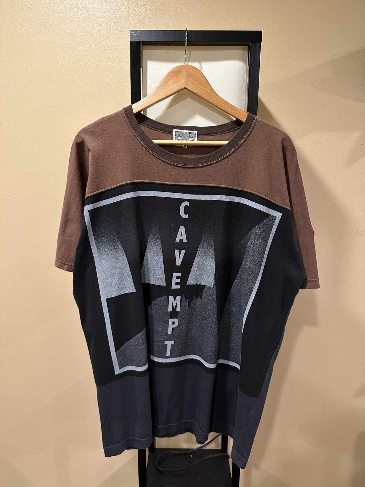 Cav Empt Cav Empt Brown Tri Color Red Logo Short Sleeve T-Shirt Size US M / EU 48-50 / 2 - 3 Thumbnail