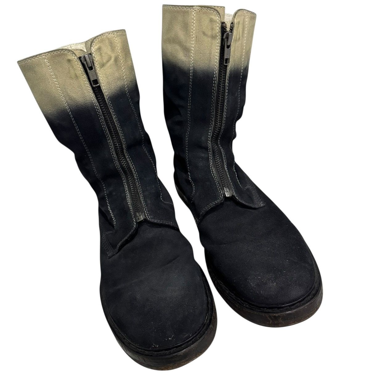 Ann Demeulemeester Ann Demeulemeester fw12 gradient dye double zipper Size US 9 / EU 42 - 5 Thumbnail