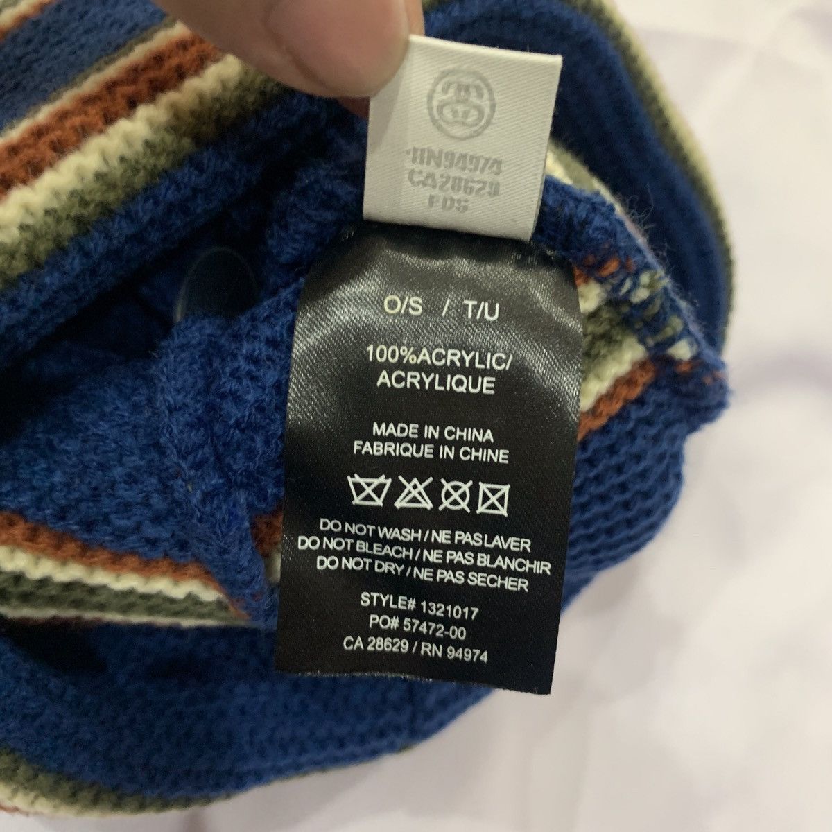 Stussy Stussy Triple Stripe Cuff Beanie Size ONE SIZE - 4 Thumbnail