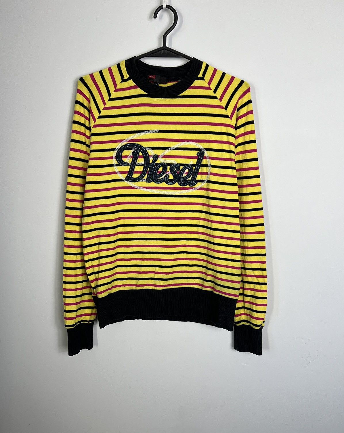 Diesel × Vintage Sweatshirt Diesel big logo avant garde y2k vintage rare Size L / US 10 / IT 46 - 1 Thumbnail
