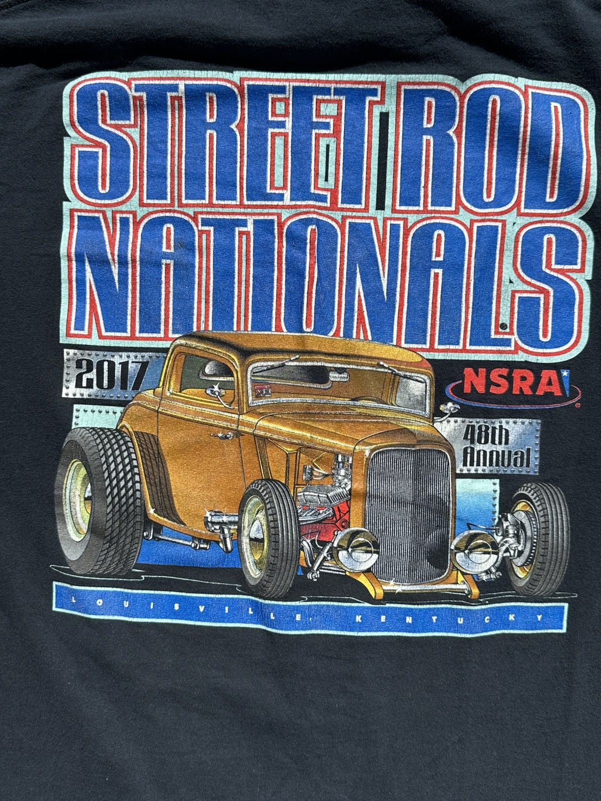 Gildan Vintage Street Rod Nationals Racing Tee Size US XL / EU 56 / 4 - 4 Thumbnail