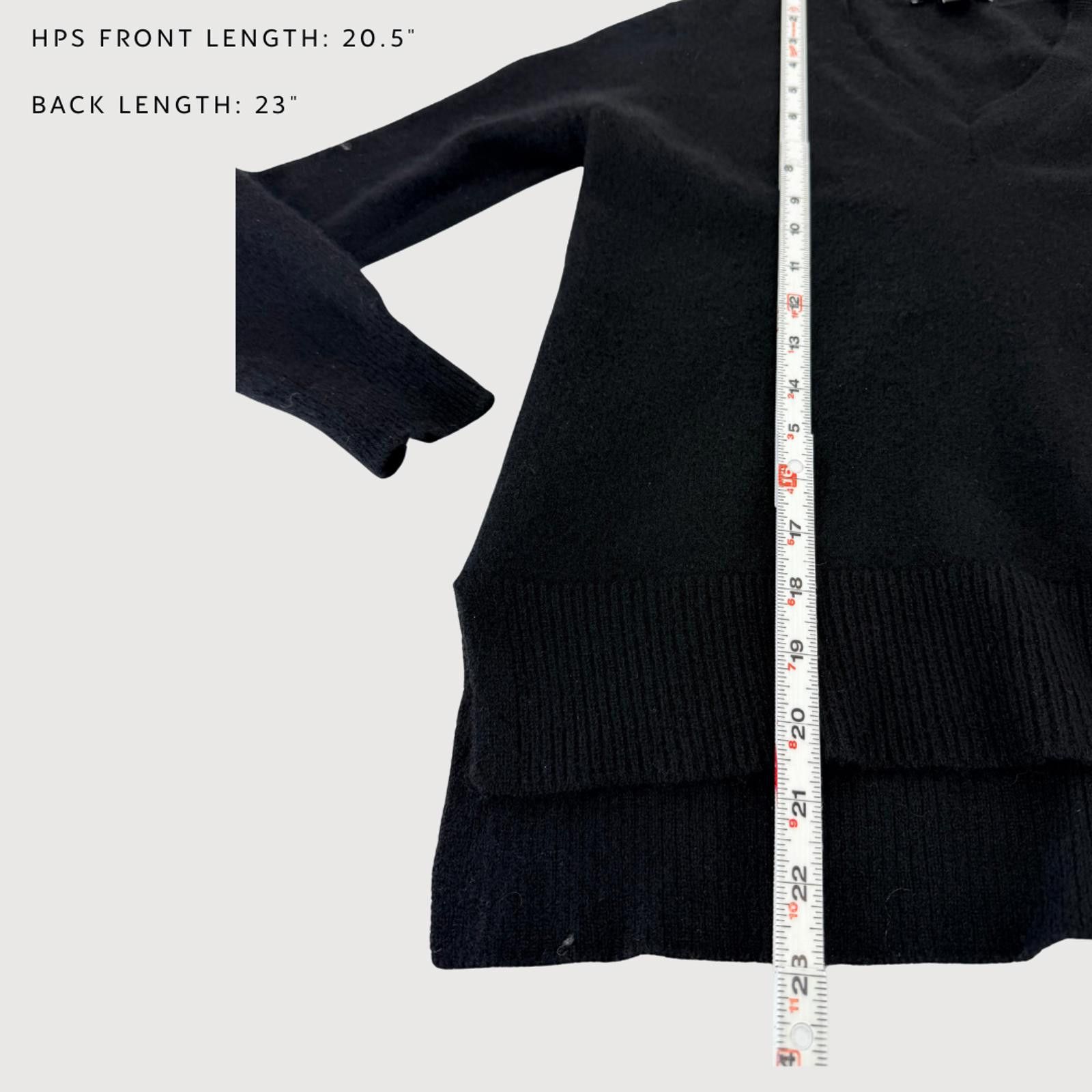 Saks Fifth Avenue Saks Fifth Avenue Sweater Cashmere V-Neck Black S Size S / US 4 / IT 40 - 8 Thumbnail