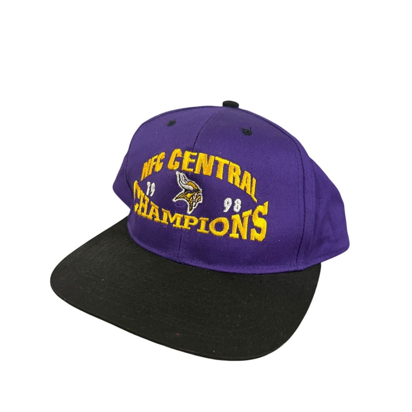 NFL NWT Vintage Minnesota Vikings 1998 Snapback Hat Size ONE SIZE - 1 Thumbnail