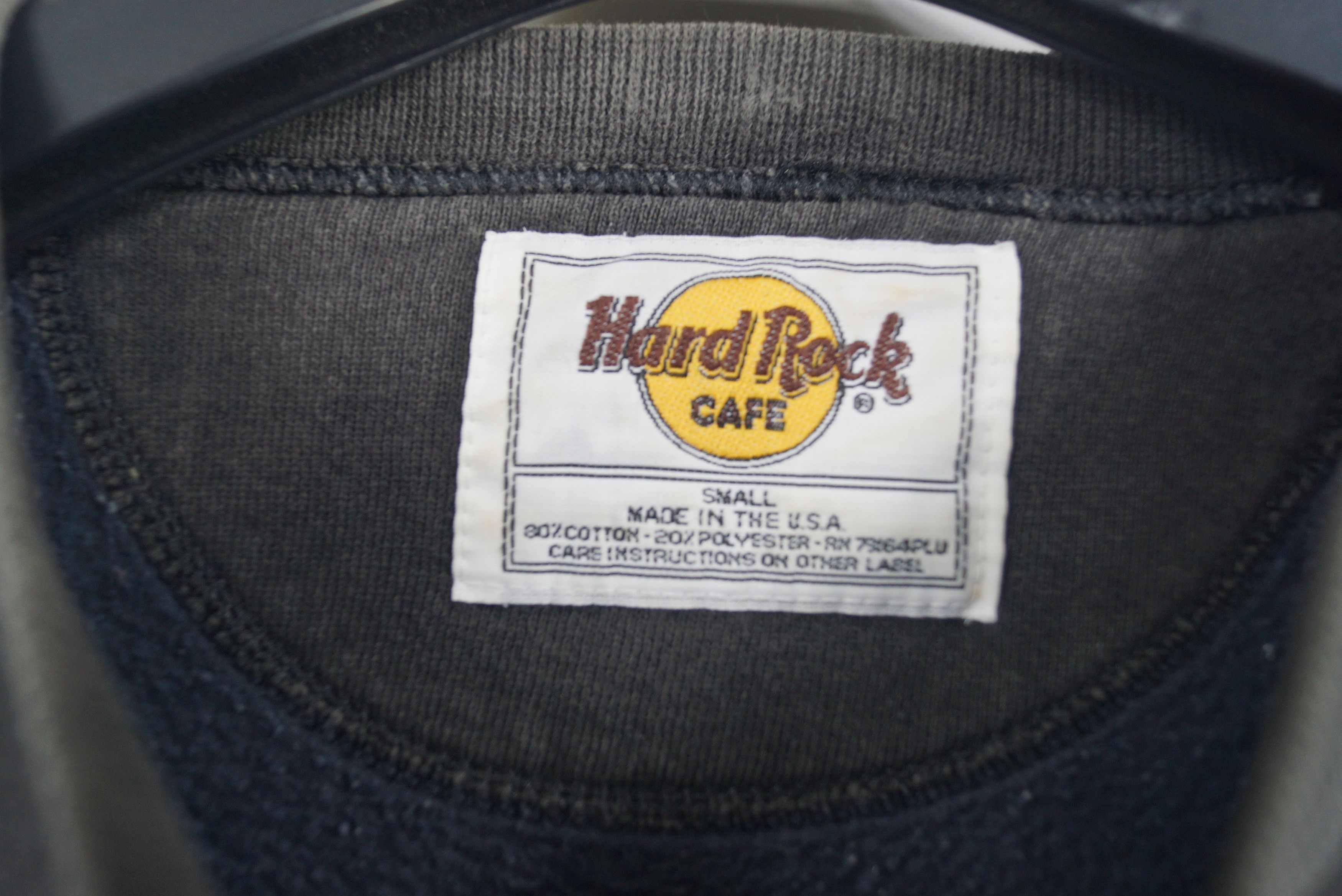 Hard Rock Cafe × Vintage Vintage Sweatshirt Hard Rock Los Angeles Big Logo Size US S / EU 44-46 / 1 - 3 Thumbnail