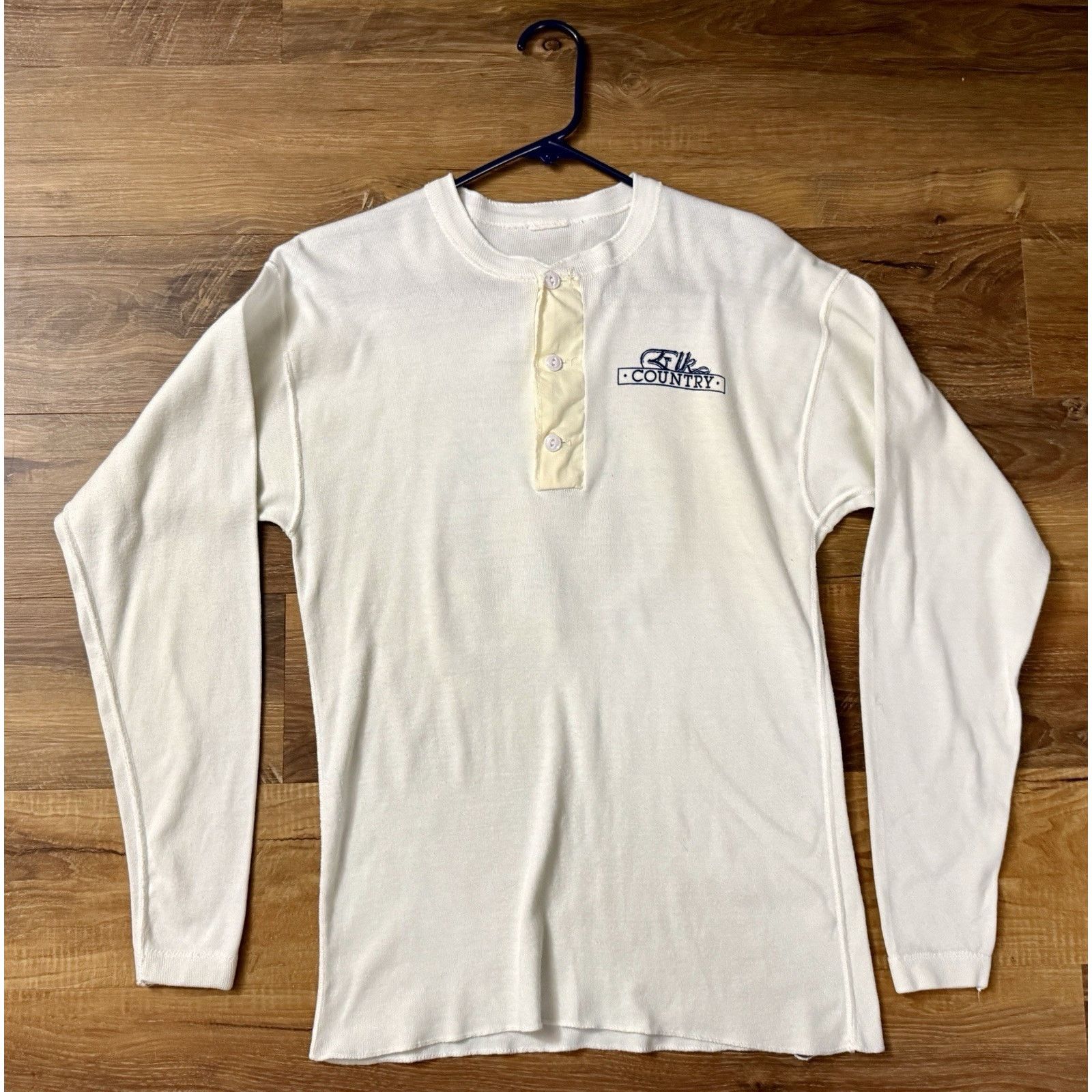 Other Vintage Buffalo Henley Tee men’s Elk Country Graphic RARE Size US M / EU 48-50 / 2 - 3 Thumbnail