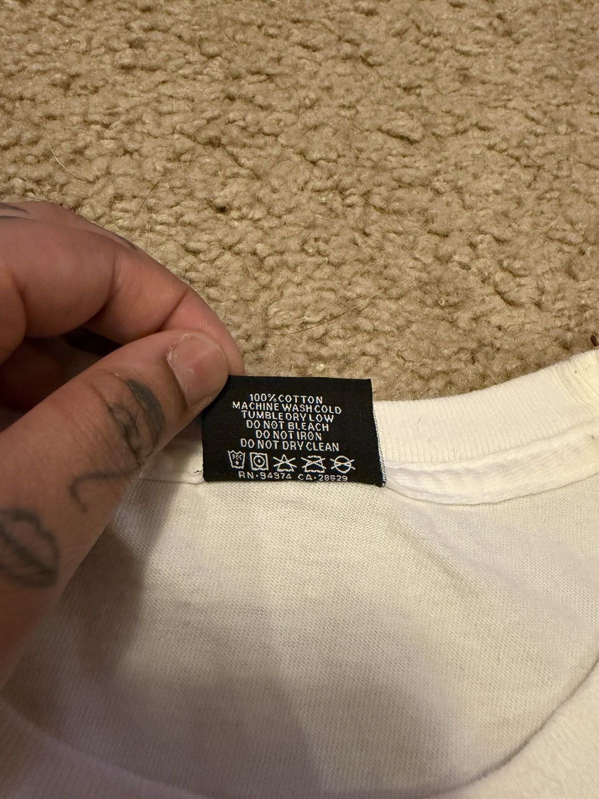 Rick Owens × Stussy Stussy x Rick Owens World Tour T-Shirt Size US L / EU 52-54 / 3 - 6 Thumbnail