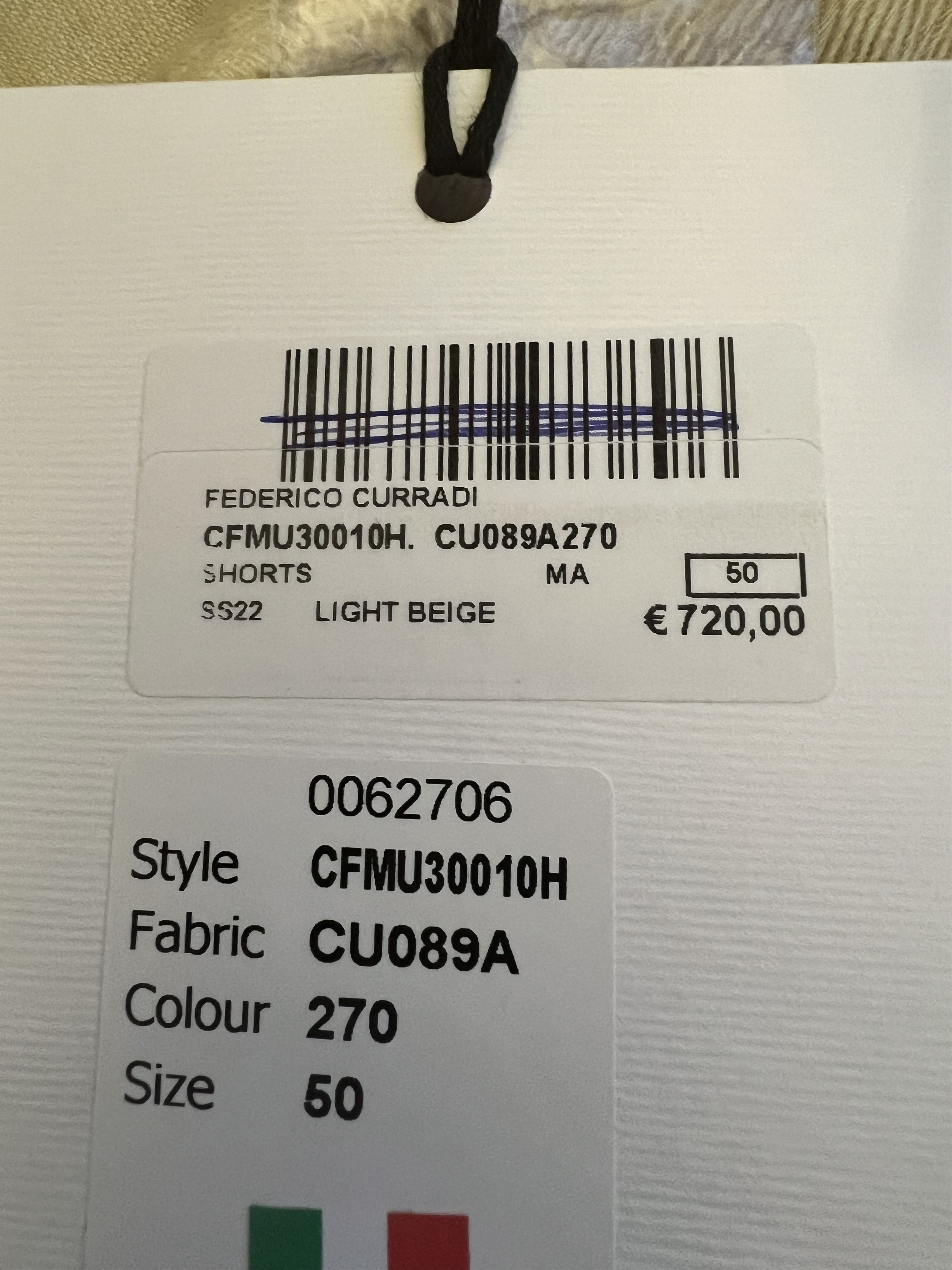 Federico Curradi Bermuda Linen Degradè Size US 34 / EU 50 - 10 Thumbnail