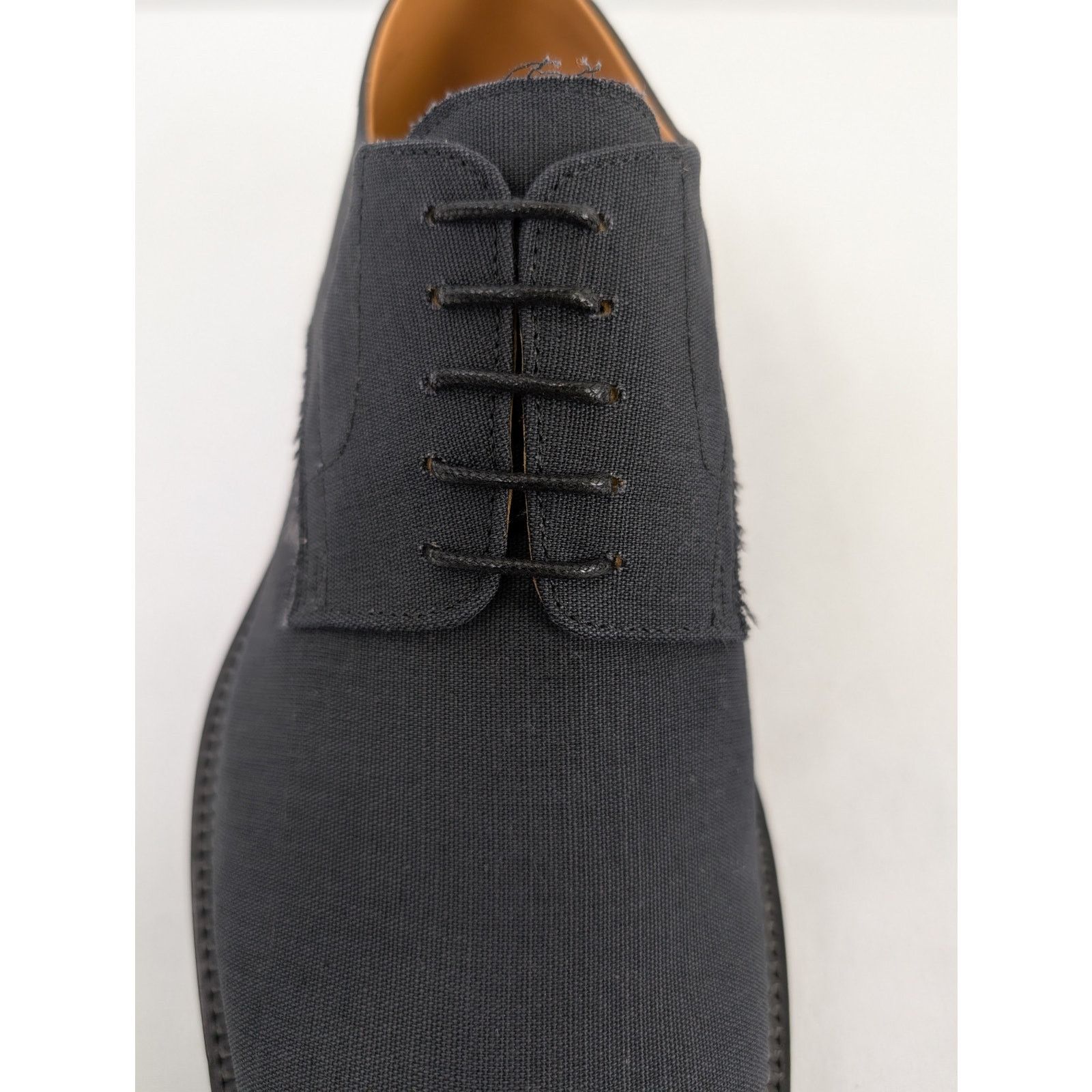 Maison Margiela o1rshd1 Lace-Up Leather Derbys in Nero Size US 8 / EU 41 - 11 Thumbnail