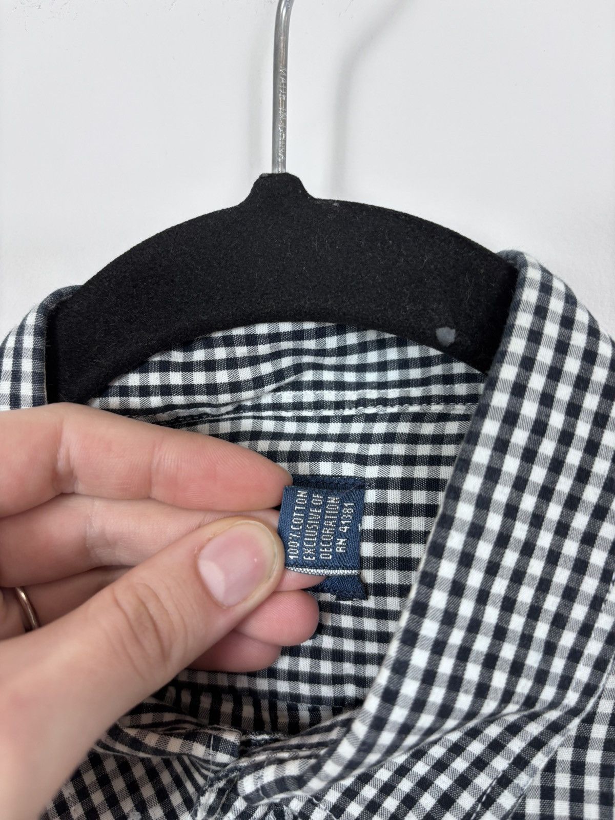 Polo Ralph Lauren Polo Ralph Lauren Vintage Gingham Check Long Sleeve Shirt Size US M / EU 48-50 / 2 - 9 Thumbnail