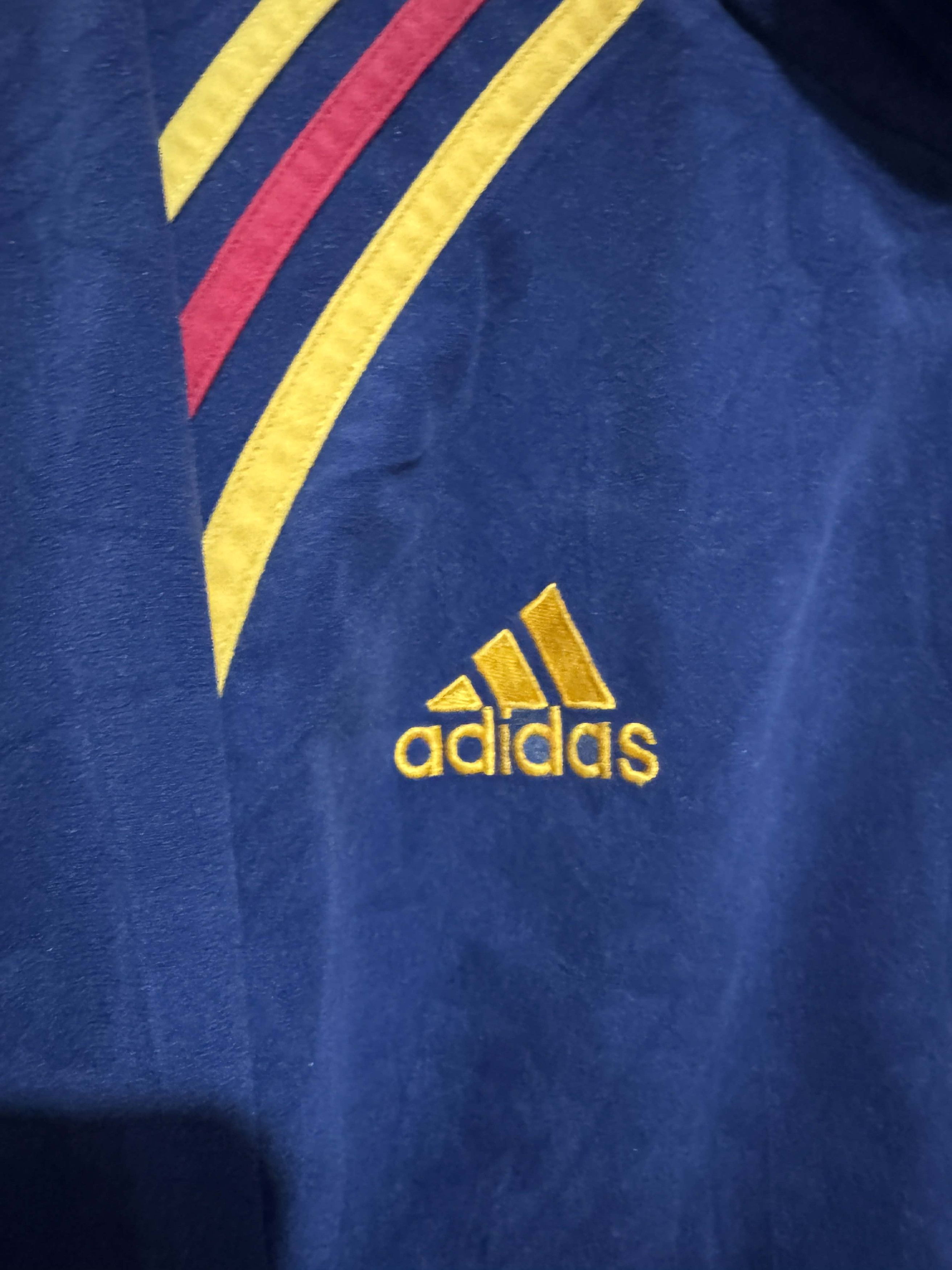 Adidas Spain 1998/00 Vintage Adidas Jacket Size US L / EU 52-54 / 3 - 4 Thumbnail