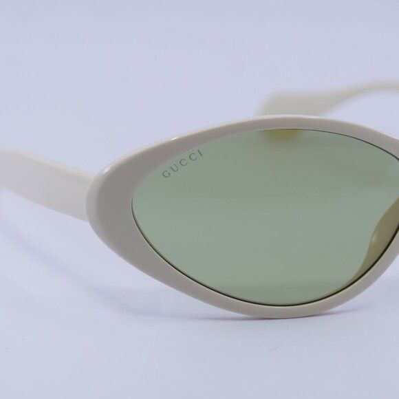 Gucci Gucci GG1377S 001 Sunglasses Shiny Ivory Cat Eye Frame Size ONE SIZE - 5 Thumbnail