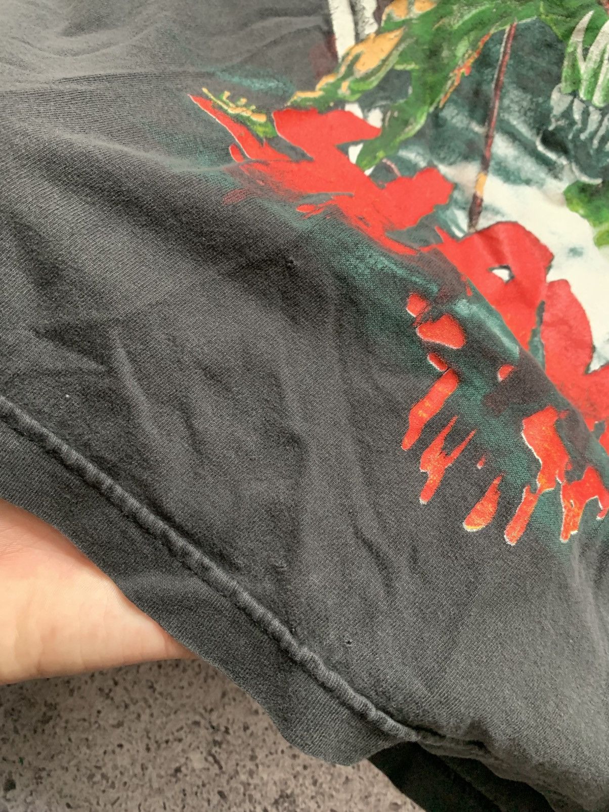 Band Tees 🔥VINTAGE 90s SLAYER NO BLOOD NO GLORY T-SHIRT TEE Size US M / EU 48-50 / 2 - 7 Thumbnail