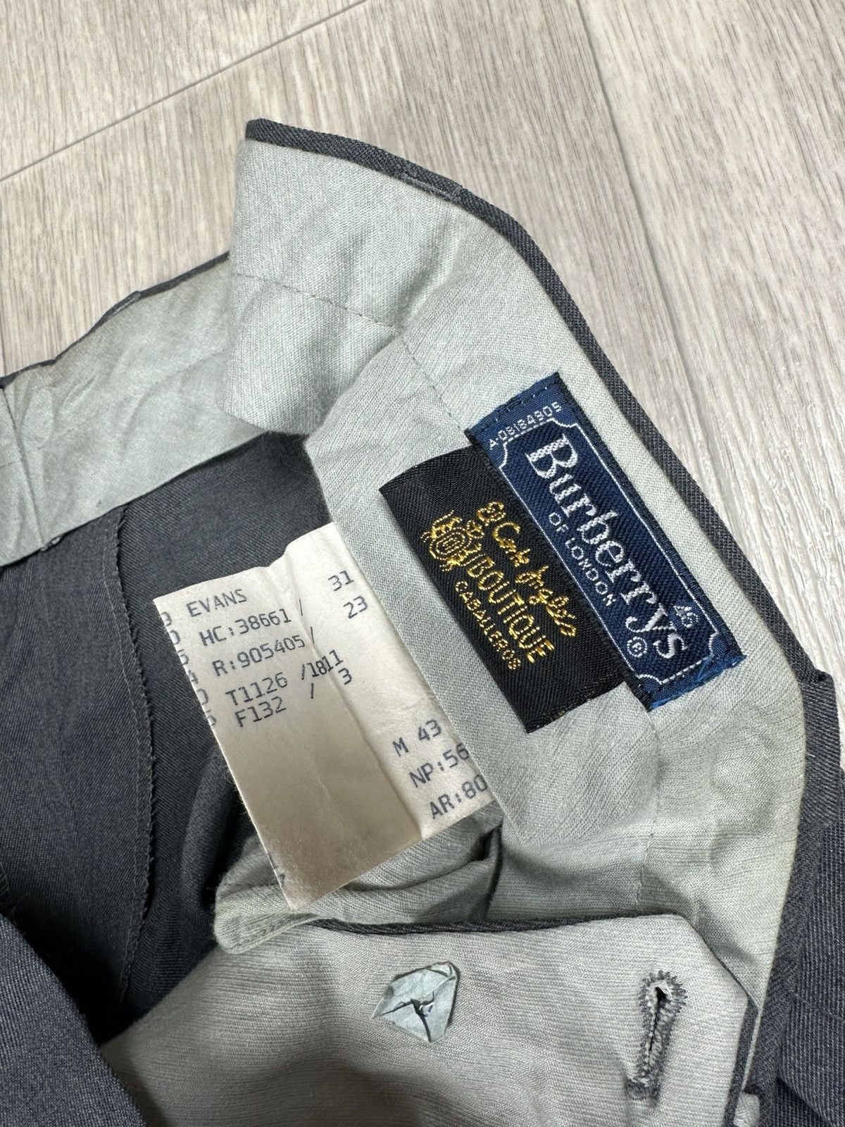 Burberry Vintage BURBERRY Trousers Pants Size 46R - 6 Thumbnail