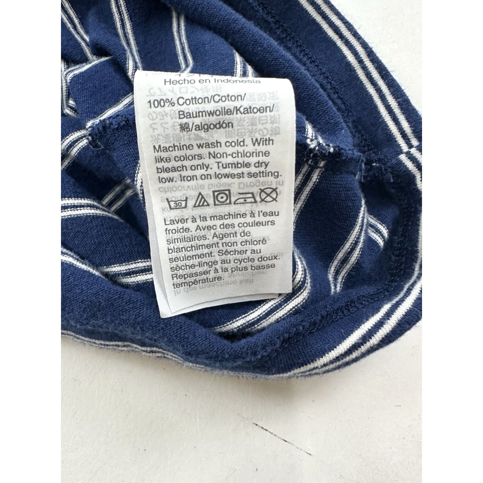 Madewell Madewell Dress Womens XS Blue Striped Tee Shirt Pullover Epperson Size XS / US 0-2 / IT 36-38 - 4 Thumbnail
