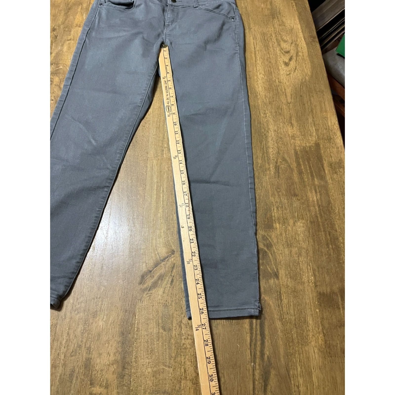 Vintage Knox Rose Jeans, Women's Size 8, Gray, Straight Leg, Pockets, Regular Fit, Inseam 26.5 in, Jeans Size 30" / US 8 / IT 44 - 4 Thumbnail