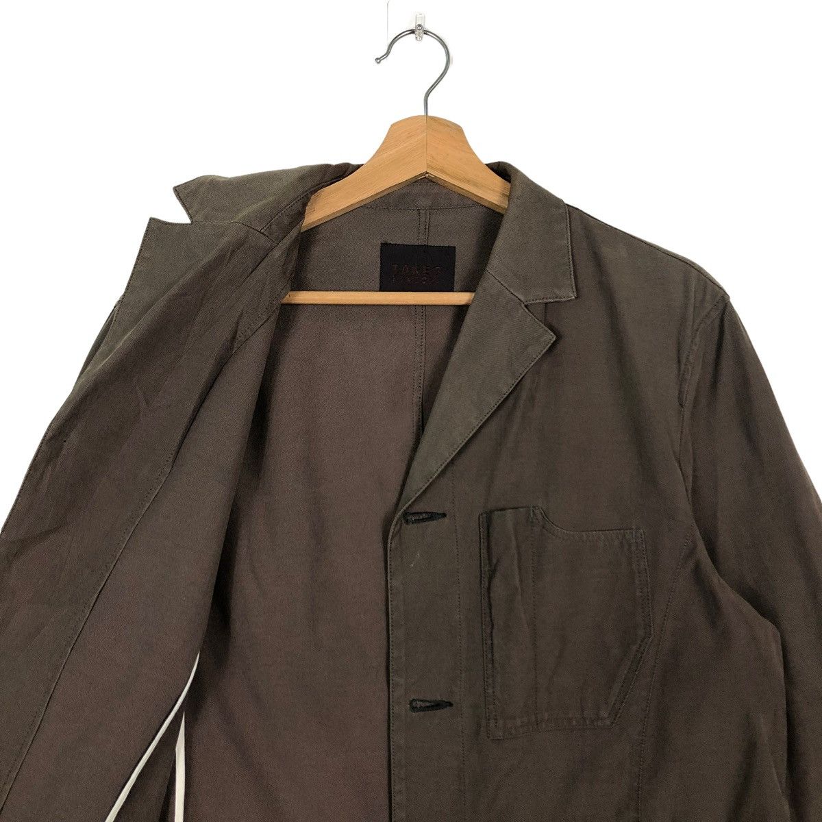 Japanese Brand 🔥Rich Brown - Hikory Chore Jacket Cargo Pocket Takeo Kikuchi Size US M / EU 48-50 / 2 - 8 Thumbnail
