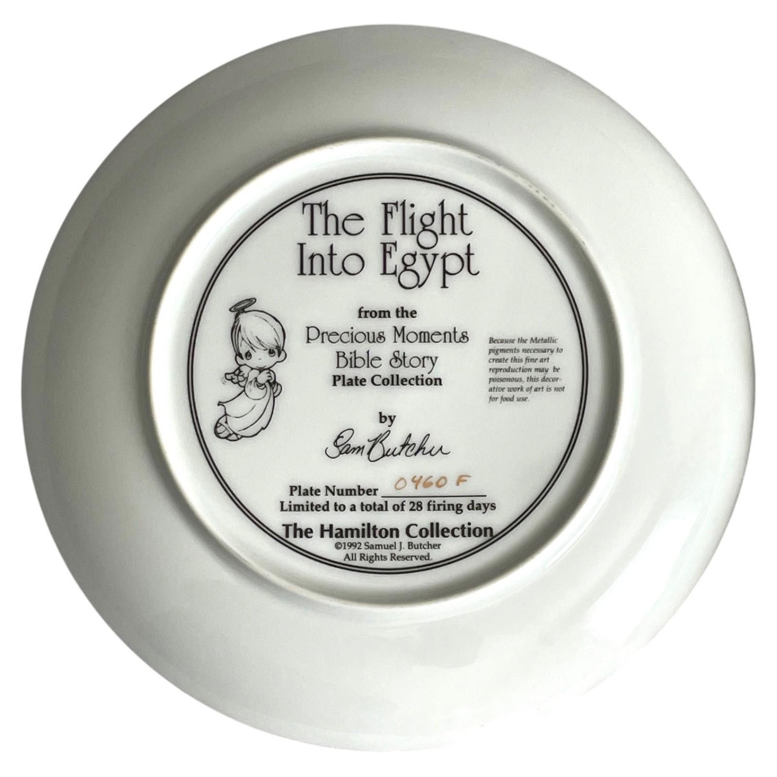 Other Precious Moments Flight Into Egypt Collectible Plate 0460F Size ONE SIZE - 2 Thumbnail