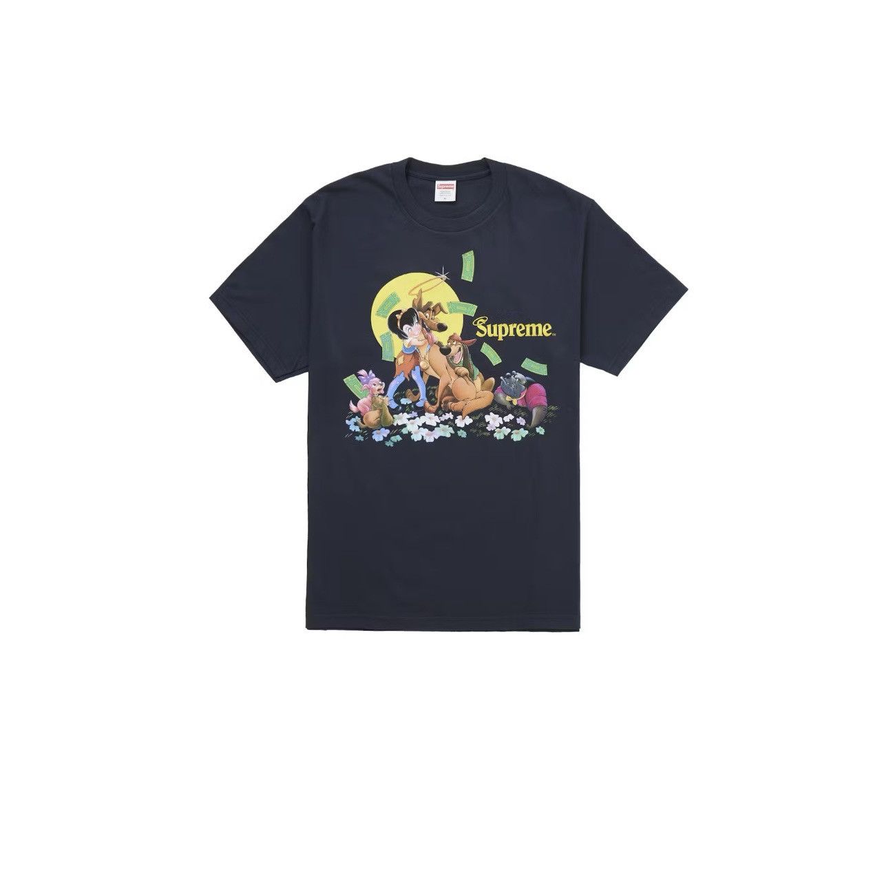 トップス All Dogs Go To Heaven Tee L Navy Supreme Supreme】All Dogs Go To Heaven Tee Navy Supreme Supreme All