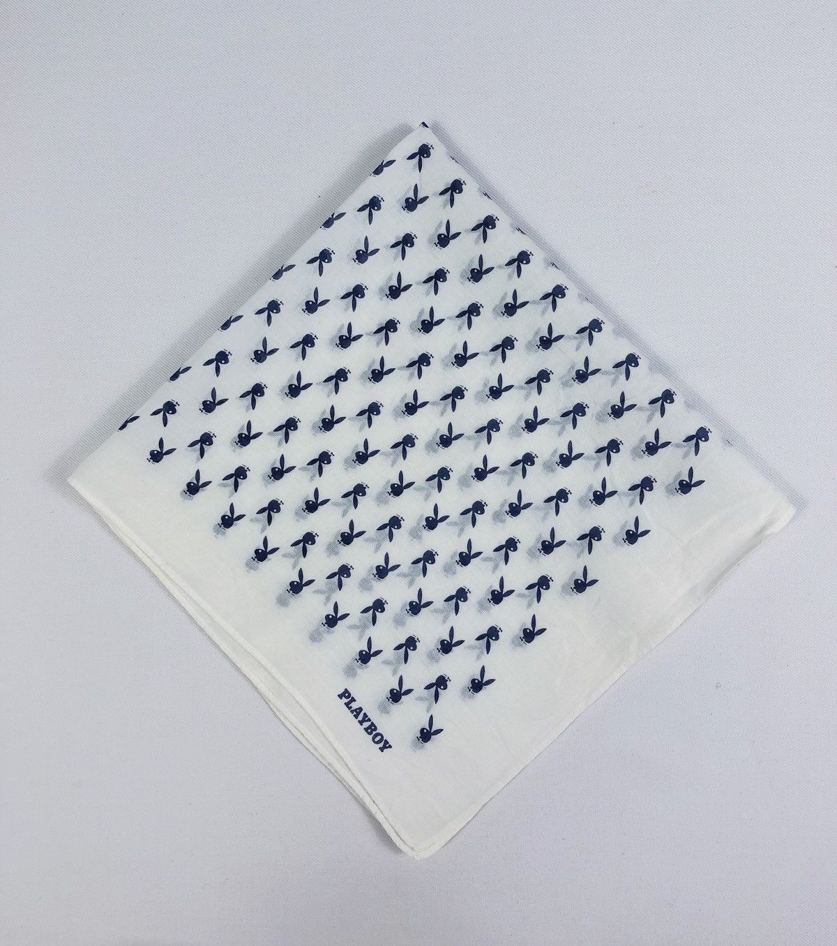 Playboy Rare Vintage Playboy Monogram Handkerchief Bandana Size ONE SIZE - 1 Thumbnail