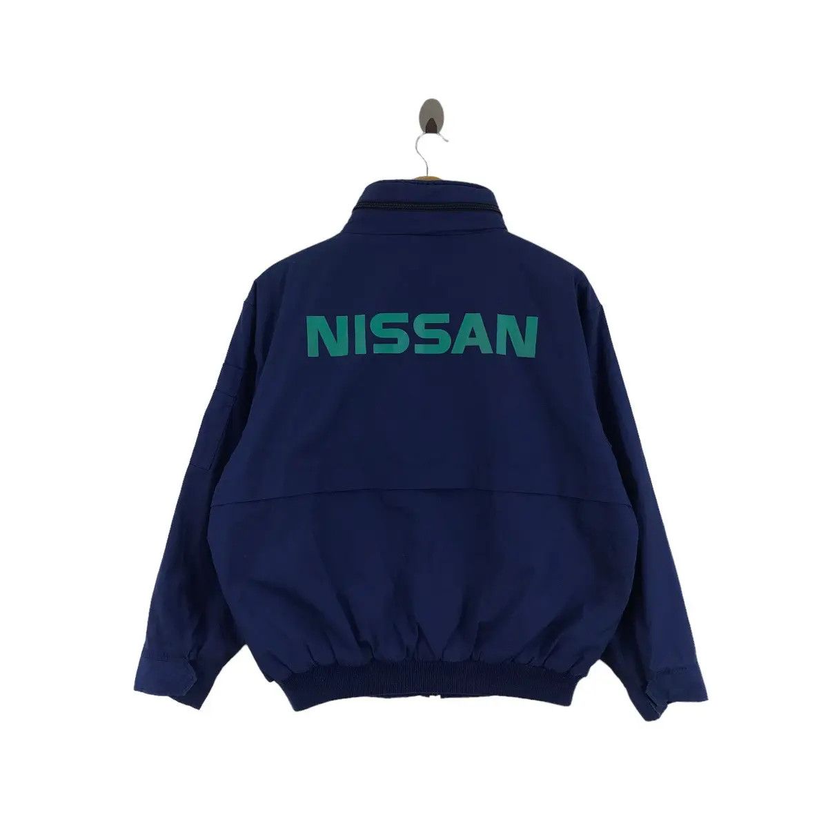 Vintage Vtg 90’ NISSAN RACING TEAM Motorsport Windbreaker Jacket Size US L / EU 52-54 / 3 - 1 Thumbnail