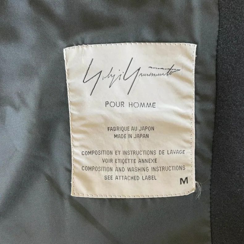 Yohji Yamamoto Yohji Yamamoto Yohji Yamamoto Black Zip Coat for Men Size US M / EU 48-50 / 2 - 7 Thumbnail