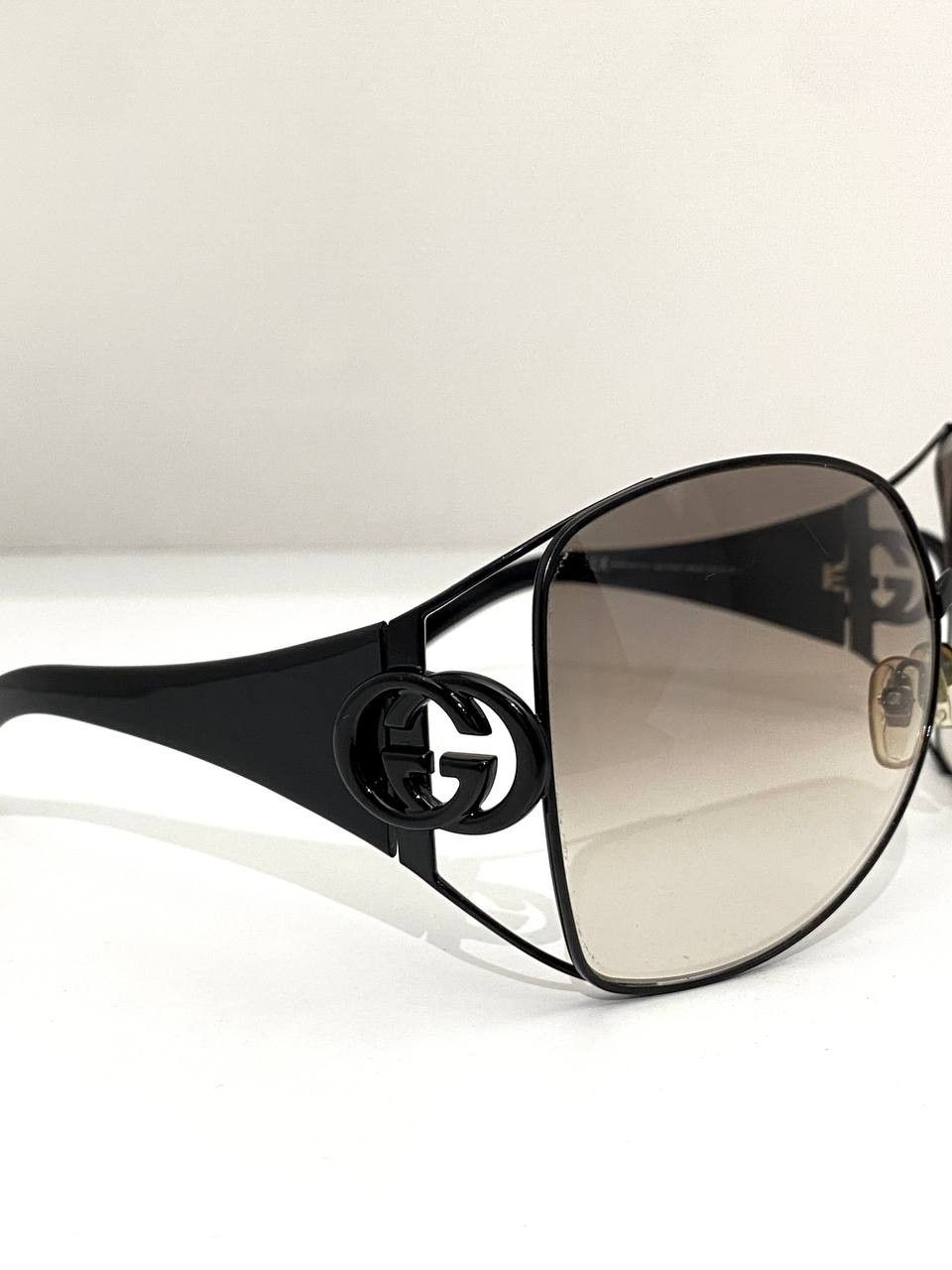 Gucci Gucci x Tom Ford GG Logo Black Oversized 2794 S Sunglasses Size ONE SIZE - 4 Thumbnail
