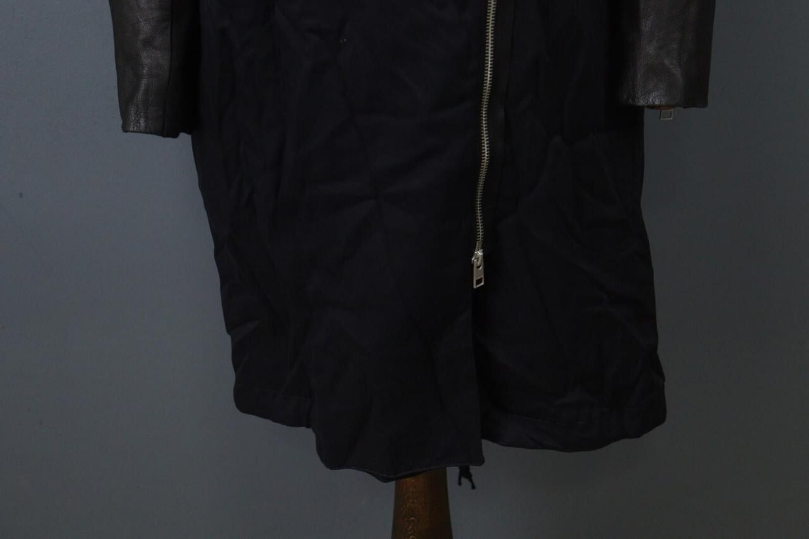Allsaints AllSaints Black Lyocell Mock Zipper Knox Parka Jacket Size 4 Size S / US 4 / IT 40 - 3 Thumbnail