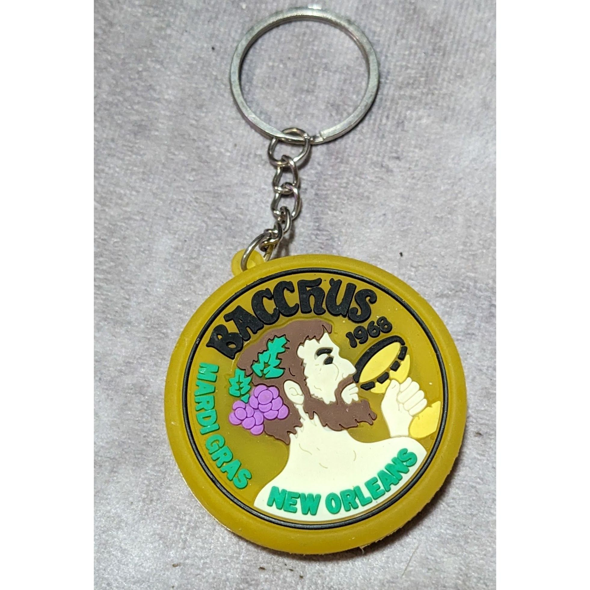 Other Bacchus Mardi Gras New Orleans Light Up Keychain Size ONE SIZE - 5 Thumbnail