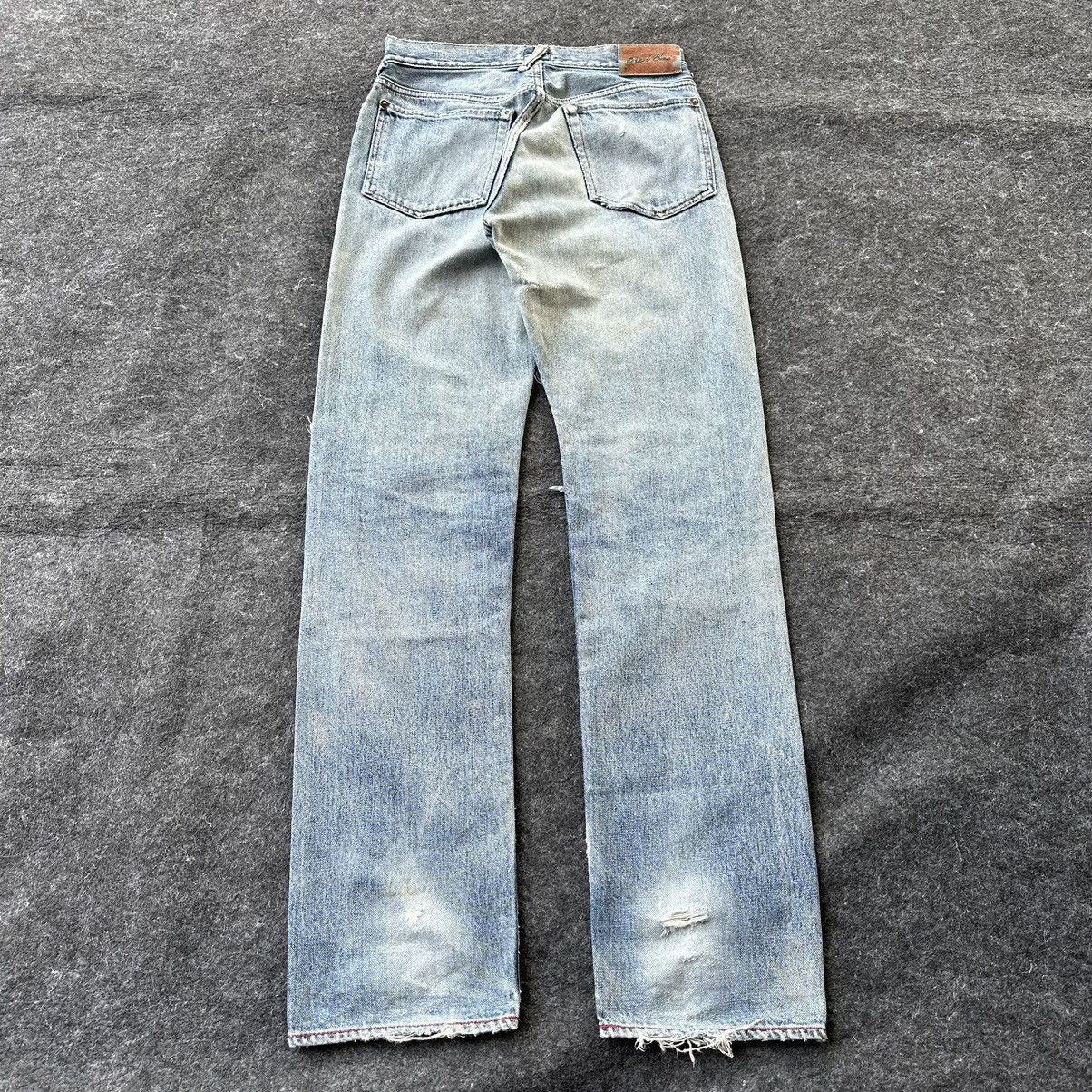 Paul Smith Red Ear Selvedge Faded Vintage Denim W29 D666 Size US 29 - 6 Thumbnail