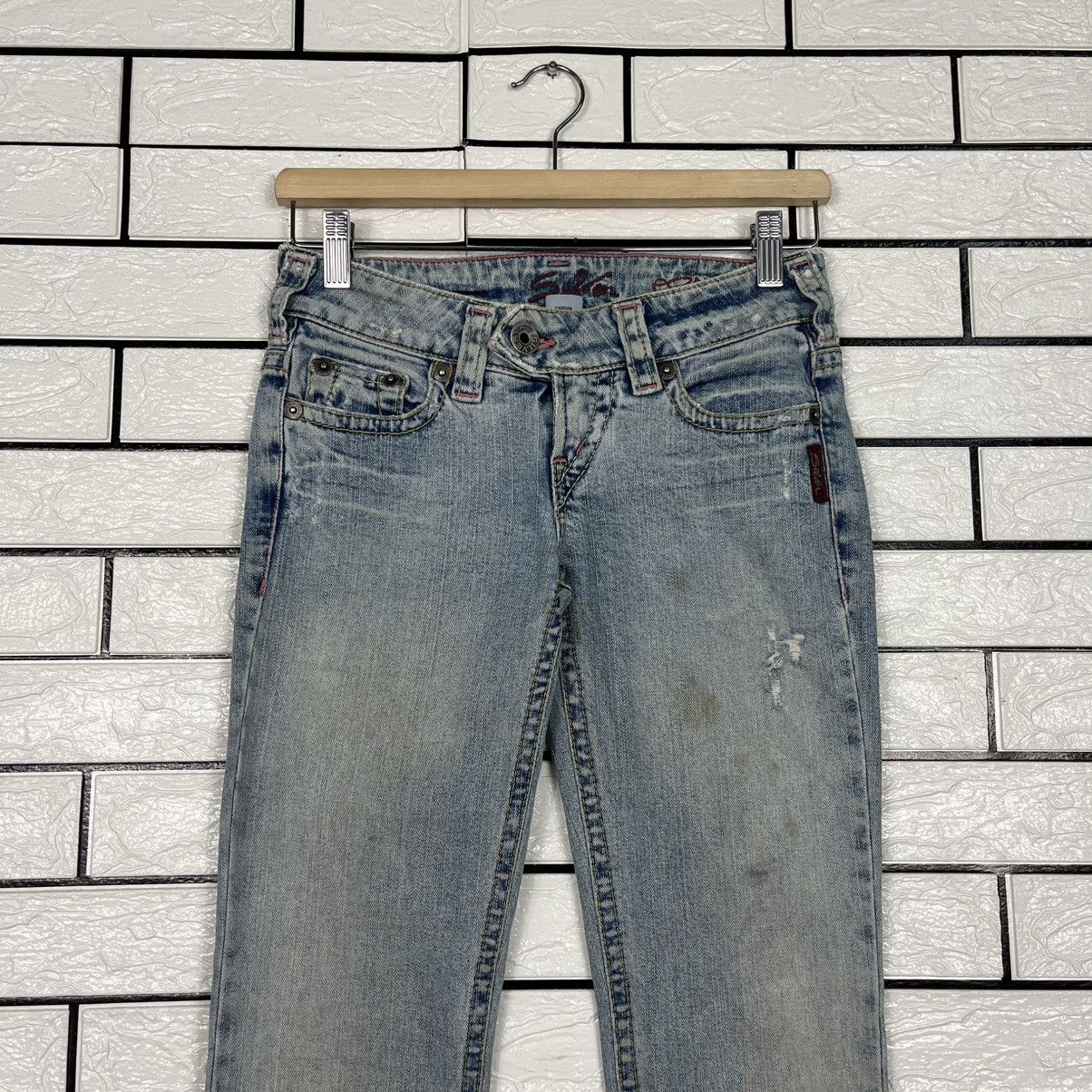 Silver Jeans Co. Vintage Silver Jeans Workwear Denim Size 26" / US 2 / IT 38 - 3 Thumbnail