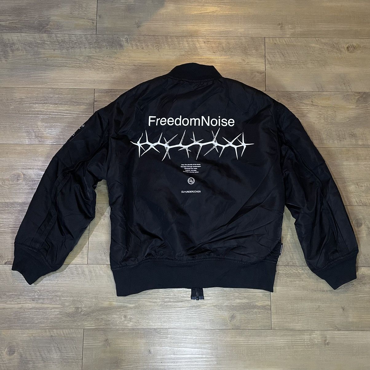 GU×UNDERCOVER FreedomNoise MA-1ジャケット XL Undercover GU X UNDERCOVER BOMBER JACKET | Grailed