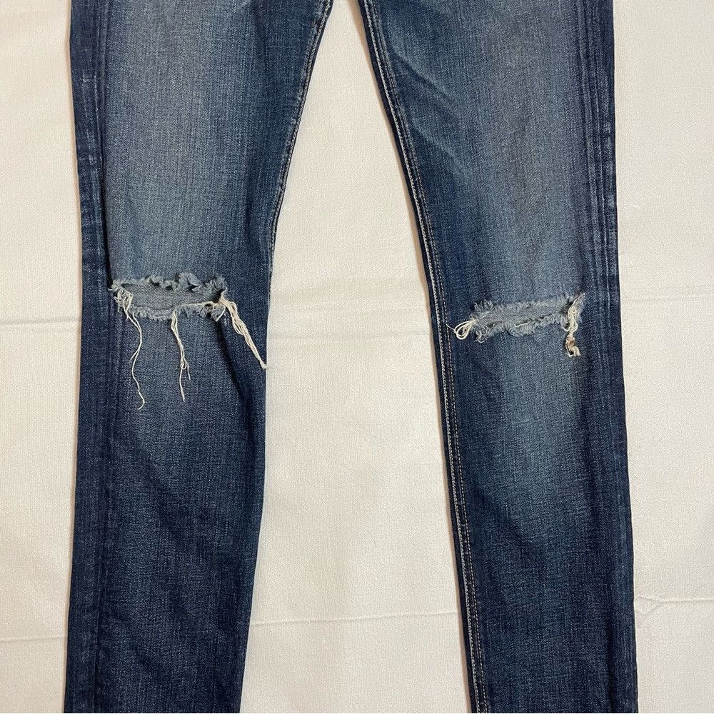 Rag & Bone Rag & Bone Ripped Skinny Hampstead Jeans Size 29 Size 29" - 3 Thumbnail
